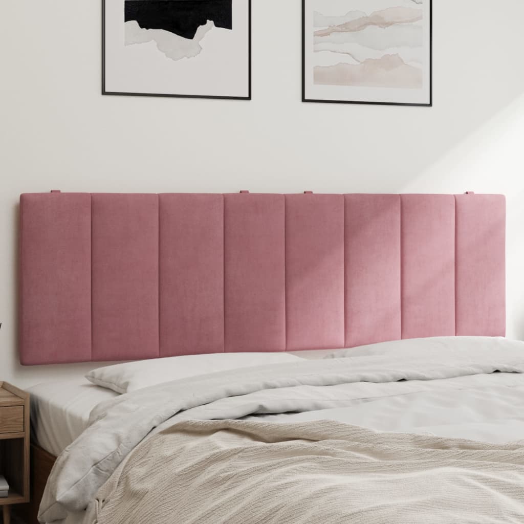 Cuscino Testiera Rosa 160 cm in Velluto - homemem39