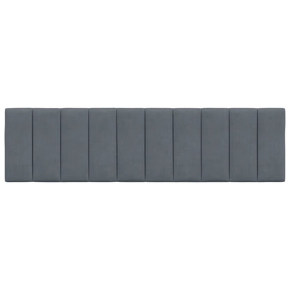 Cuscino Testiera Hanko Grigio Scuro 180 cm in Velluto | homemem39
