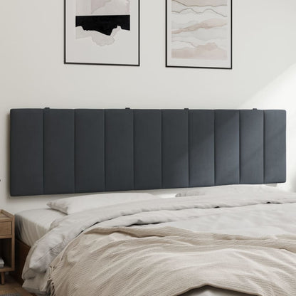 Cuscino Testiera Hanko Grigio Scuro 180 cm in Velluto | homemem39