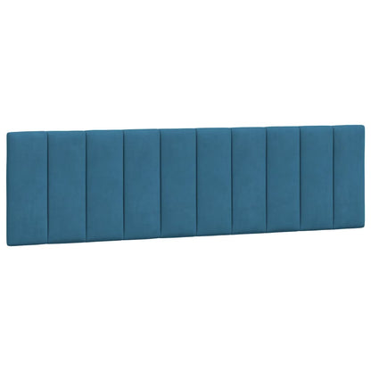 Cuscino Testiera Blu 180 cm in Velluto - homemem39