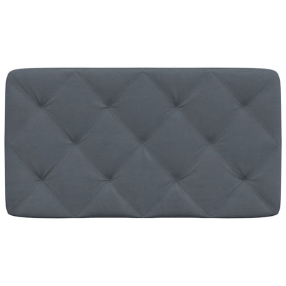 Cuscino Testiera Grigio Scuro 80 cm in Velluto - homemem39