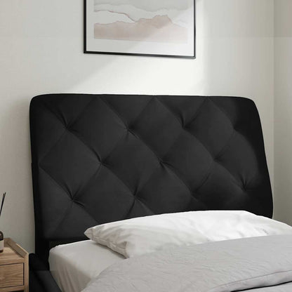Cuscino Testiera Nero 80 cm in Velluto | homemem39