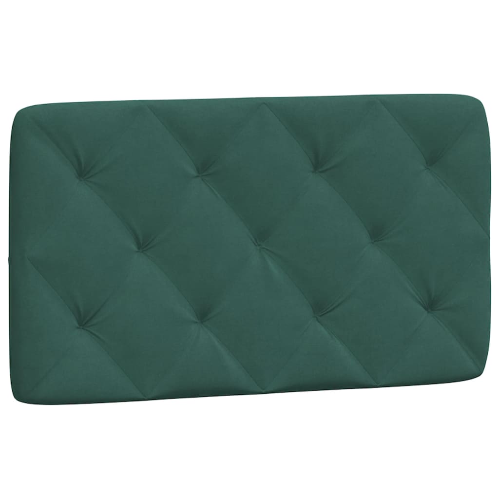 Cuscino Testiera Verde Scuro 80 cm in Velluto - homemem39