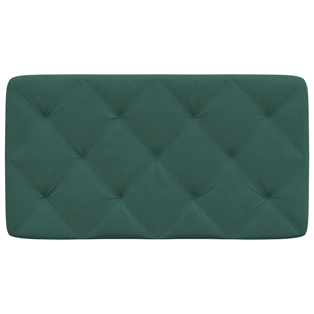 Cuscino Testiera Verde Scuro 80 cm in Velluto - homemem39