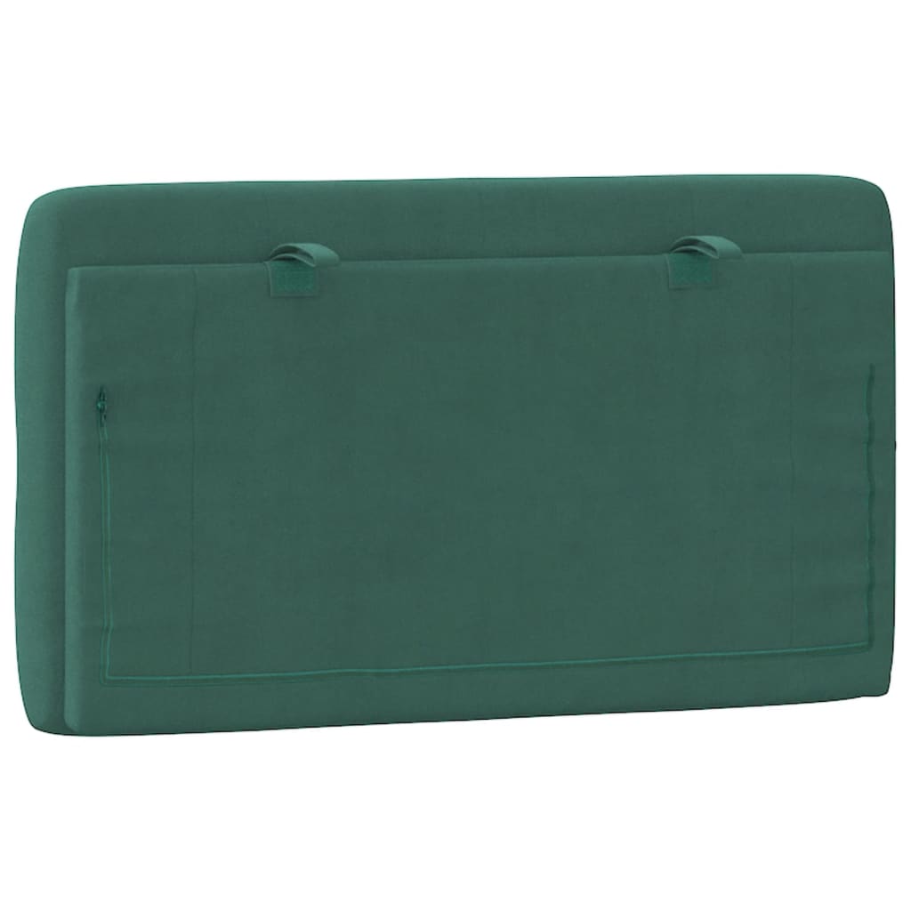 Cuscino Testiera Verde Scuro 80 cm in Velluto - homemem39