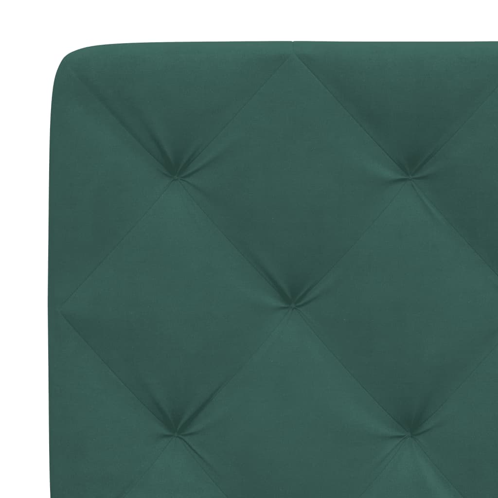 Cuscino Testiera Verde Scuro 80 cm in Velluto - homemem39