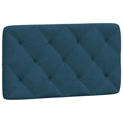 Cuscino Testiera Blu 80 cm in Velluto | homemem39