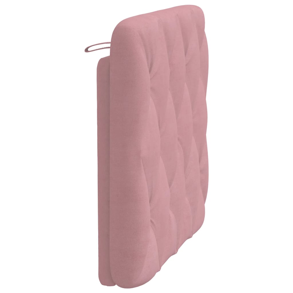 Cuscino Testiera Rosa 80 cm in Velluto - homemem39