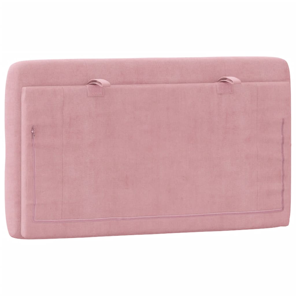 Cuscino Testiera Rosa 80 cm in Velluto