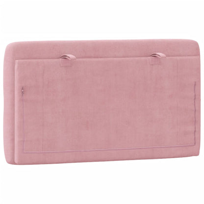 Cuscino Testiera Rosa 80 cm in Velluto - homemem39