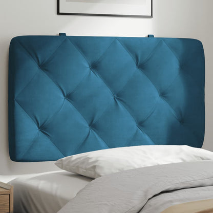 Cuscino Testiera Blu 90 cm in Velluto - homemem39