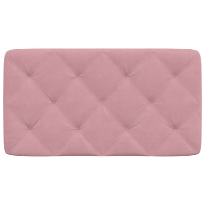 Cuscino Testiera Rosa 90 cm in Velluto - homemem39