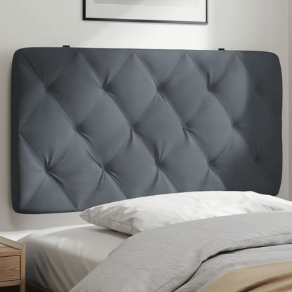 Cuscino Testiera Grigio Scuro 100 cm in Velluto | homemem39