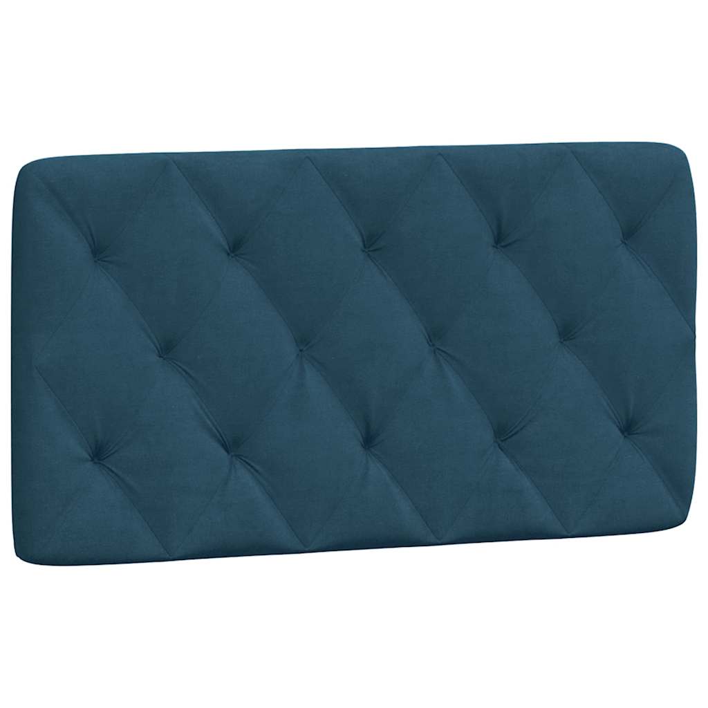 Cuscino Testiera Blu 100 cm in Velluto | homemem39
