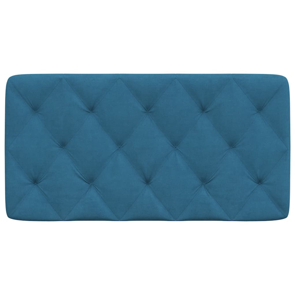 Cuscino Testiera Blu 100 cm in Velluto - homemem39