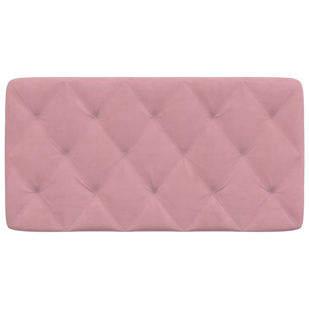 Cuscino Testiera Rosa 100 cm in Velluto - homemem39