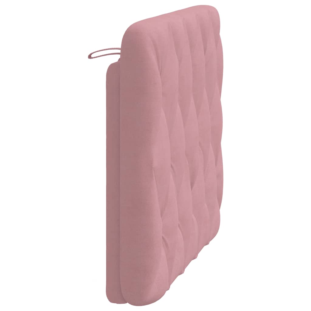 Cuscino Testiera Rosa 100 cm in Velluto - homemem39