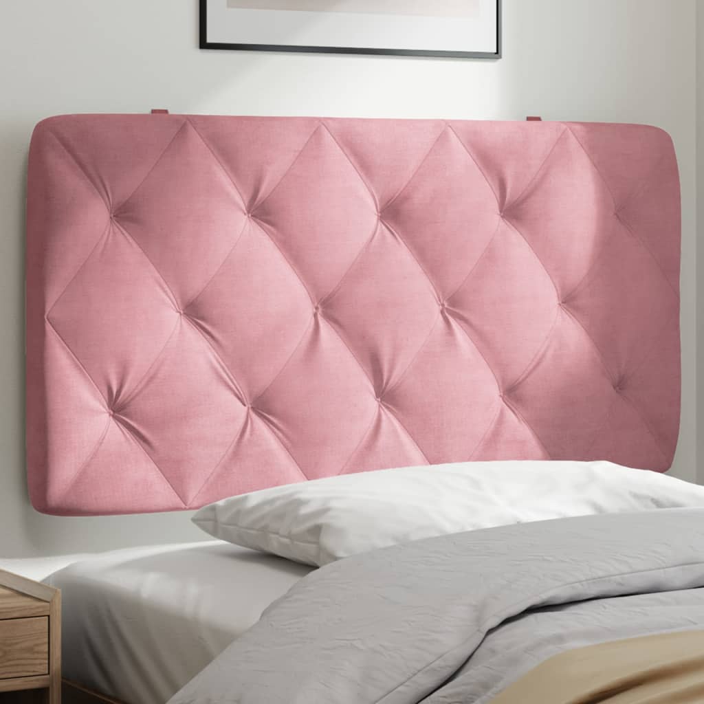 Cuscino Testiera Rosa 100 cm in Velluto - homemem39