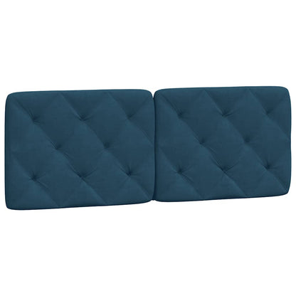Cuscino Testiera Blu 120 cm in Velluto | homemem39