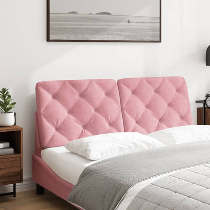 Cuscino Testiera Rosa 120 cm in Velluto - homemem39
