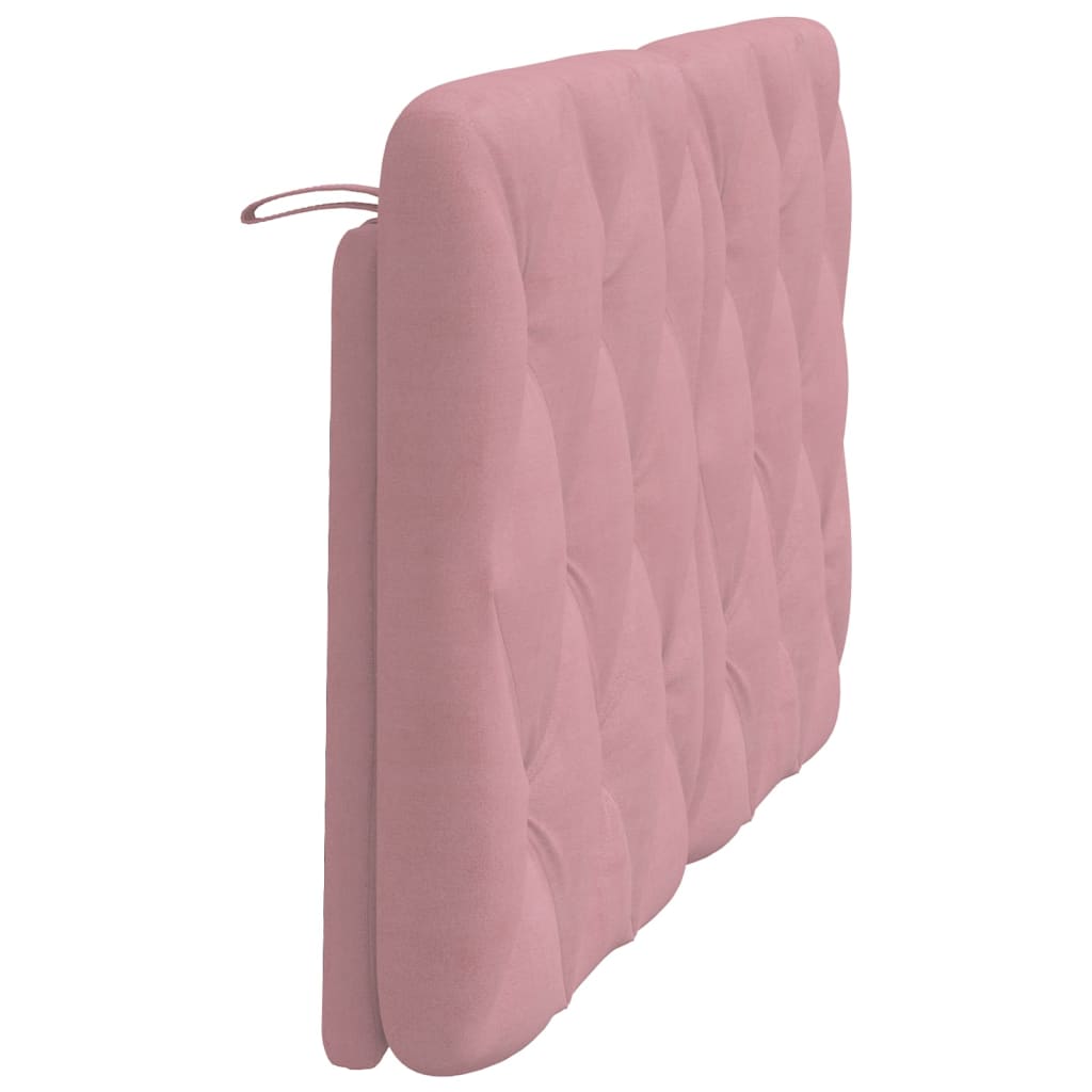 Cuscino Testiera Rosa 120 cm in Velluto - homemem39