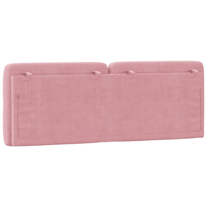 Cuscino Testiera Rosa 120 cm in Velluto - homemem39