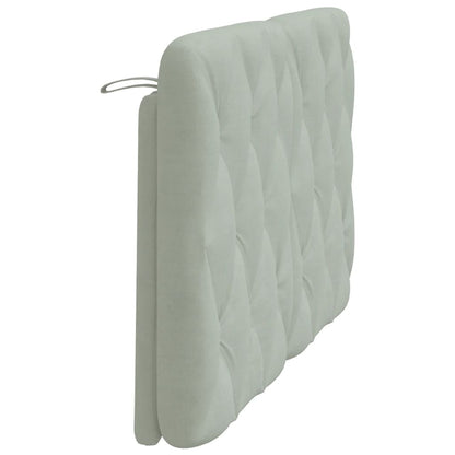 Cuscino Testiera Grigio Chiaro 140 cm in Velluto | homemem39