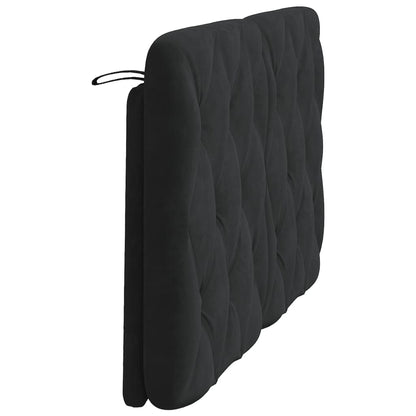Cuscino Testiera Nero 140 cm in Velluto | homemem39