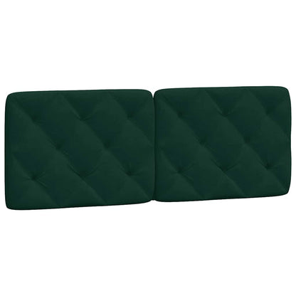 Cuscino Testiera Verde Scuro 140 cm in Velluto | homemem39