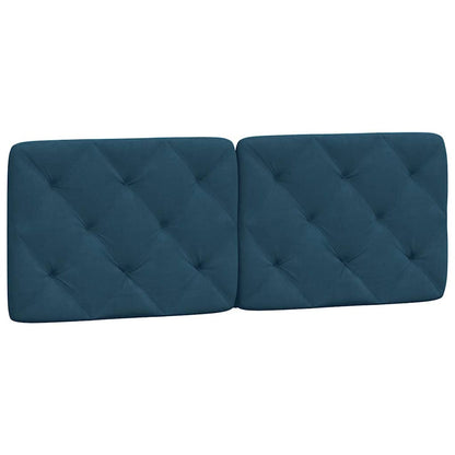 Cuscino Testiera Blu 140 cm in Velluto | homemem39