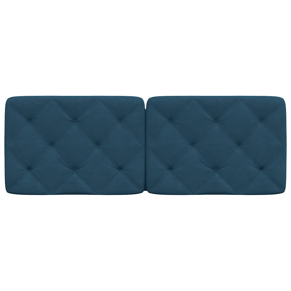 Cuscino Testiera Blu 140 cm in Velluto | homemem39