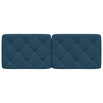 Cuscino Testiera Blu 140 cm in Velluto | homemem39