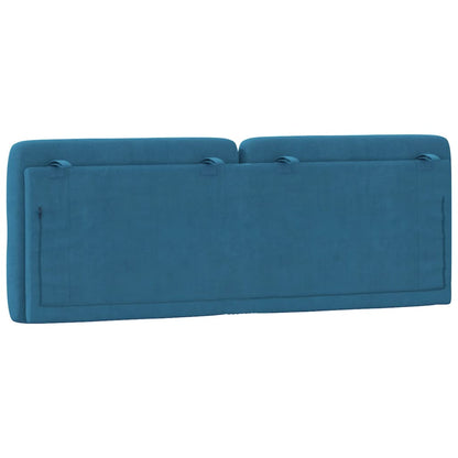 Cuscino Testiera Blu 140 cm in Velluto - homemem39