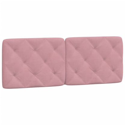 Cuscino Testiera Rosa 140 cm in Velluto - homemem39