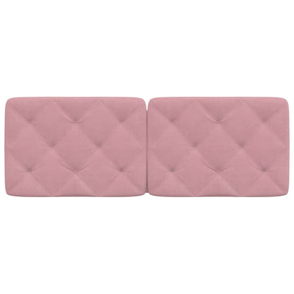 Cuscino Testiera Rosa 140 cm in Velluto | homemem39