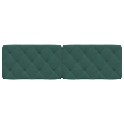Cuscino Testiera Verde Scuro 160 cm in Velluto - homemem39
