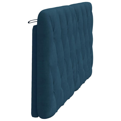 Cuscino Testiera Blu 160 cm in Velluto | homemem39