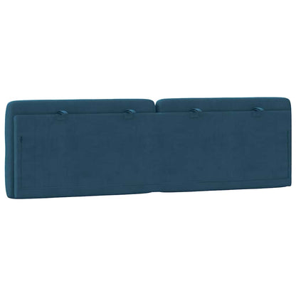 Cuscino Testiera Blu 160 cm in Velluto | homemem39