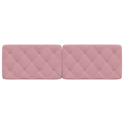 Cuscino Testiera Rosa 160 cm in Velluto