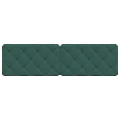 Cuscino Testiera Verde Scuro 180 cm in Velluto - homemem39