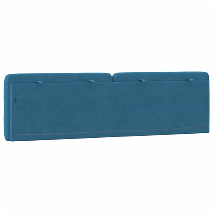 Cuscino Testiera Blu 180 cm in Velluto - homemem39