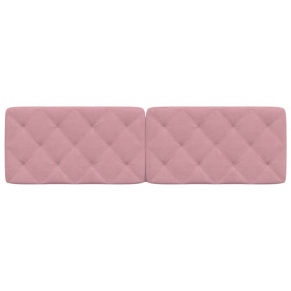 Cuscino Testiera Rosa 180 cm in Velluto - homemem39