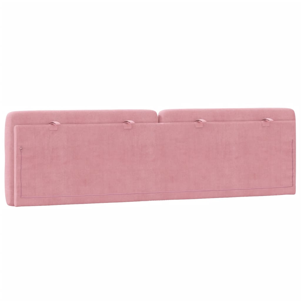 Cuscino Testiera Rosa 180 cm in Velluto - homemem39