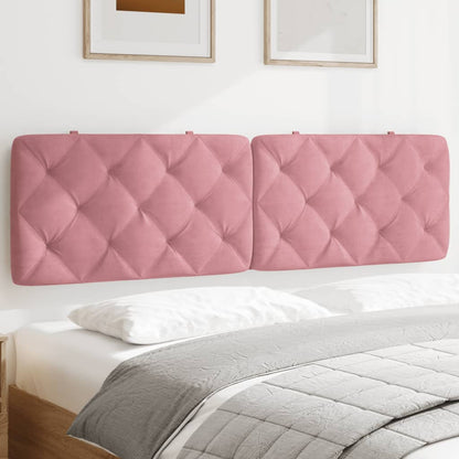 Cuscino Testiera Rosa 180 cm in Velluto - homemem39