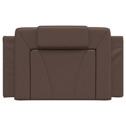 Cuscino Testiera Marrone 80 cm in Similpelle - homemem39