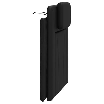 Cuscino Testiera Nero 90 cm in Similpelle - homemem39