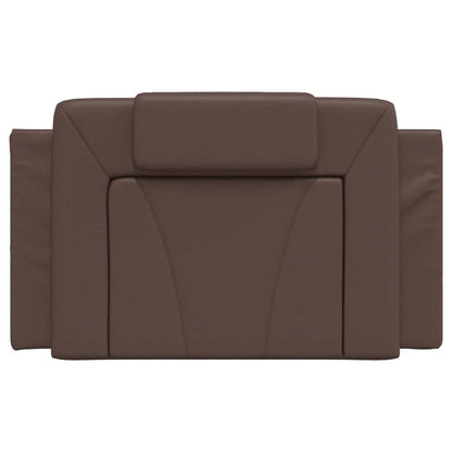 Cuscino Testiera Marrone 90 cm in Similpelle - homemem39
