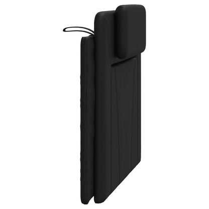 Cuscino Testiera Nero 100 cm in Similpelle - homemem39