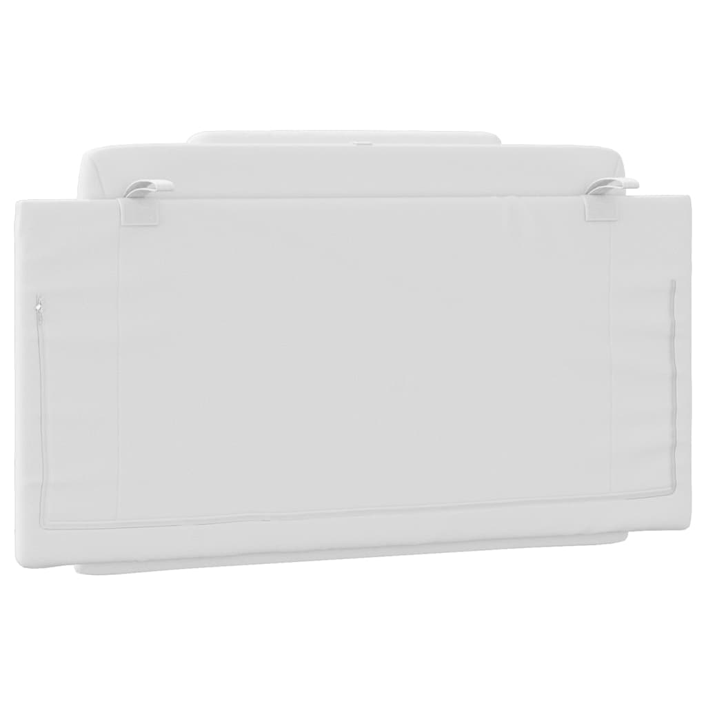 Cuscino Testiera Bianco 100 cm in Similpelle - homemem39