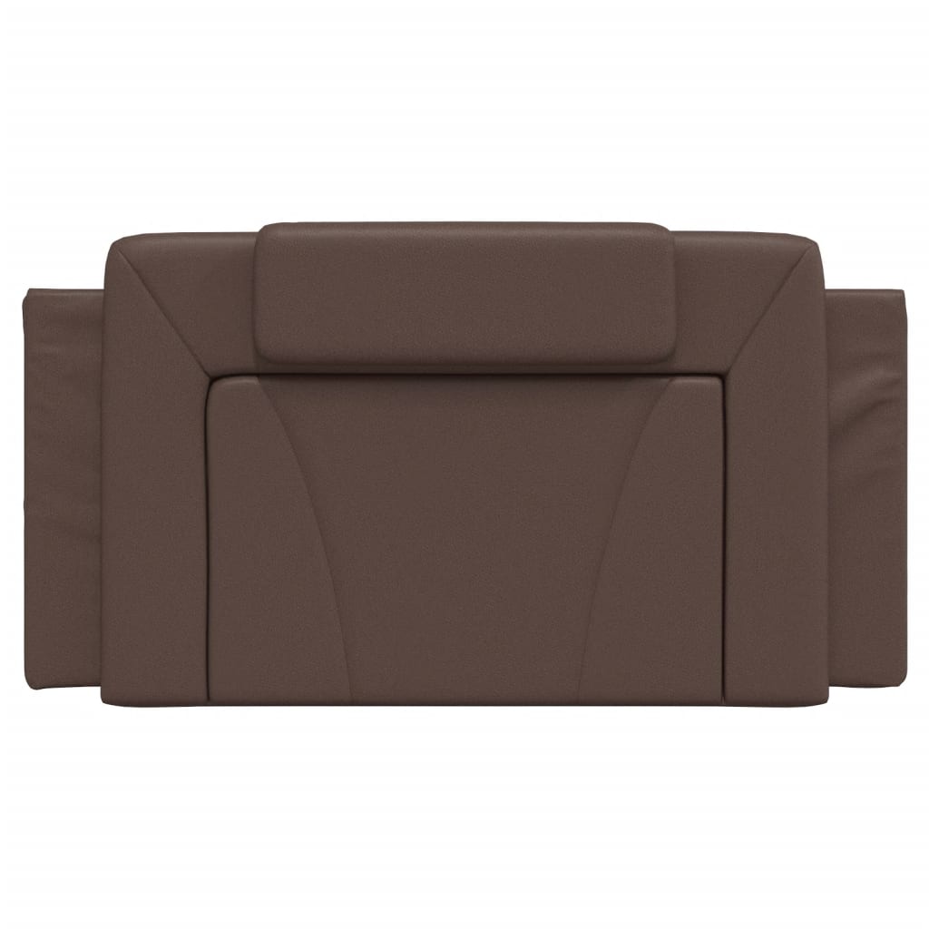 Cuscino Testiera Viana Marrone 100 cm in Similpelle | homemem39